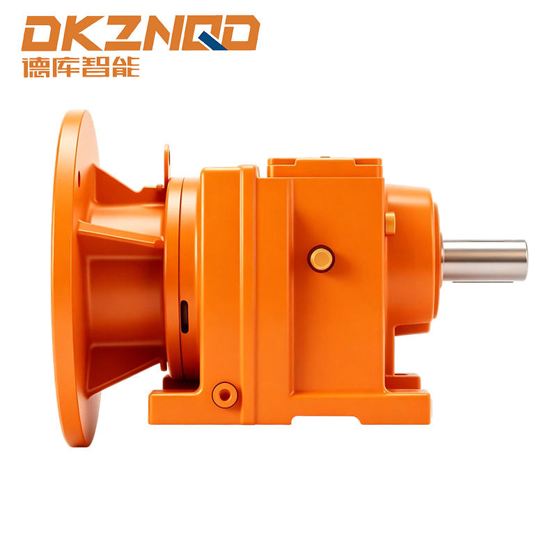 Inline-Stirnradgetriebemotor der R-Serie mit Fußmontage