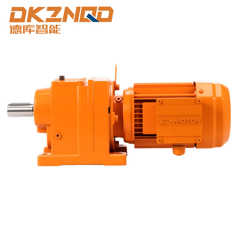Stirnradgetriebemotor der R-Serie mit Wechselstrommotor | Industrieller Geschwindigkeitsreduzierer